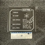 Electrol Dc Motor Controller P/n: 787B, 1/50 - Hp, 230VA (item #120). Fixed Price $150.00.