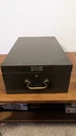 Vintage General Fireproofing Co. Industrial Metal Hinged Storage Box No Key. Fixed Price $34.99.