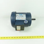 Leeson 114208.00 C6T34FC37D 3/4HP Ac Electric Motor 3PH 230/460V 3450RPM 56J. Fixed Price $126.74.