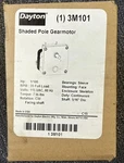 Dayton 3M101 Shaded Pole Gear Motor, Open, 35 Rpm, 1/100 Hp, 115 Vac, 60 Hz. Fixed Price $134.99.