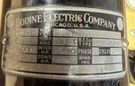 Bodine Gear Motor, NSE-13 Rh, Mounted, With Box, Vintage! Works!. Fixed Price $75.00.