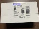 Eaton BRN220GF - Pole 20A 120/240V Circuit Breaker Ground Fault New In Box. Fixed Price $67.15.