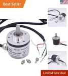Rotary Encoder Dc 5-24V Wide Voltage Power Supply 6MM Shaft Optical Ab Phas.... Fixed Price $33.25.